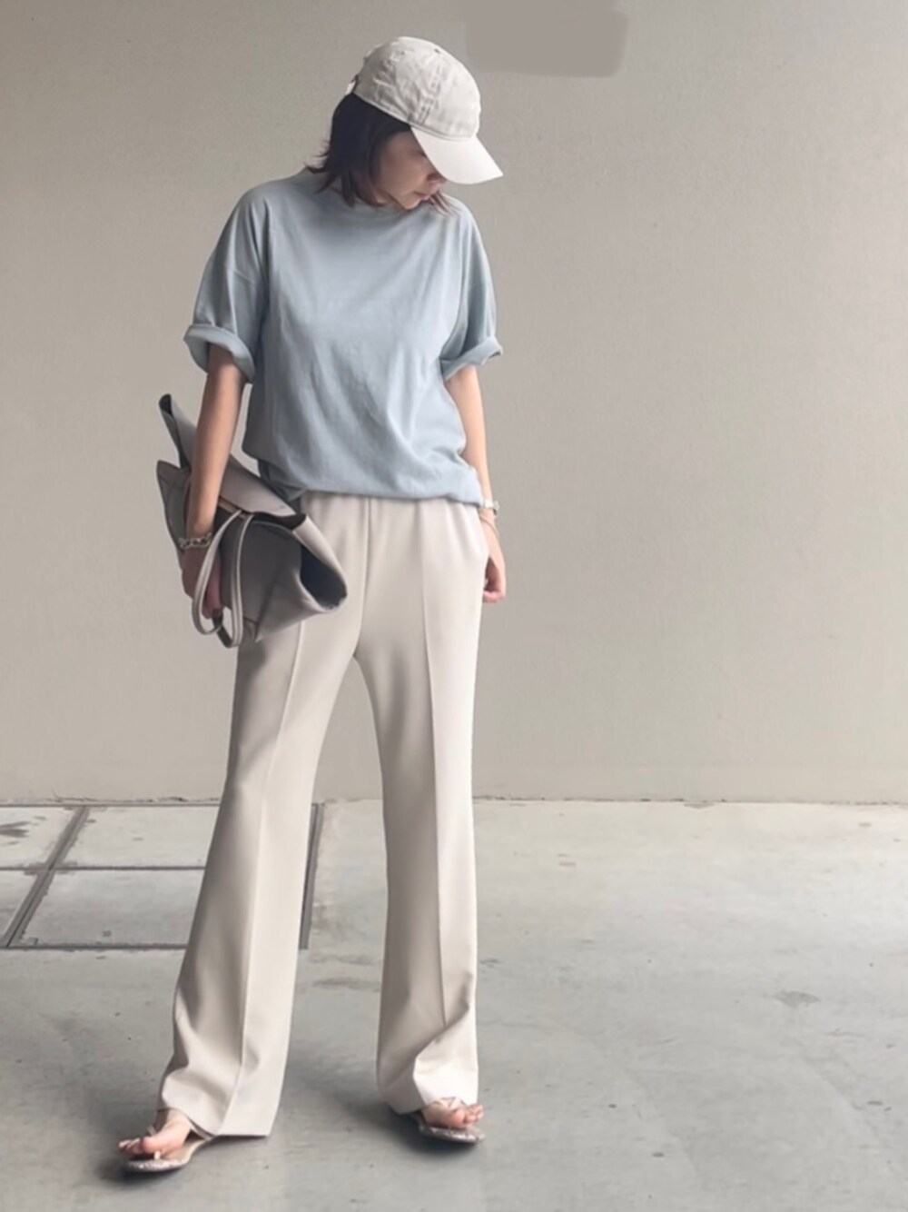 Deuxieme Classe  イージーフレアパンツ  2wayカルゼ Deuxieme Classe（ドゥーズィエムクラス）の「イージーフレア