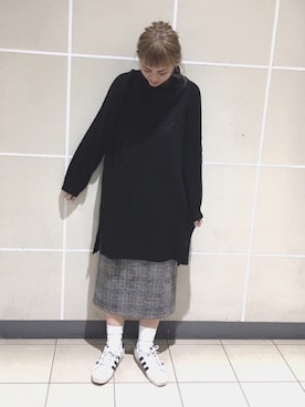 「AS KNOW AS PINKY（アズノゥアズピンキー）のアイテム（その他）」を使った、chisatoyamamotoさん（レディース・169cm）の秋コーディネート