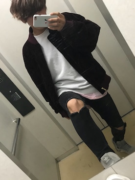 「JOYRICH（ジョイリッチ）のアイテム（ジャケット/アウター）」を使った、koheiさん（メンズ・173cm）の秋コーディネート
