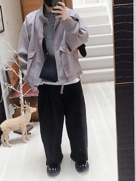 「Alexander McQueen（アレキサンダーマックイーン）のアイテム（ブーツ）」を使った、たいっさんさん（メンズ・170cm）の春コーディネート