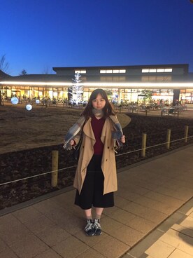 「NETSTAR（ネットスター）のアイテム（パンツ）」を使った、めくさん（レディース・164cm）の春コーディネート