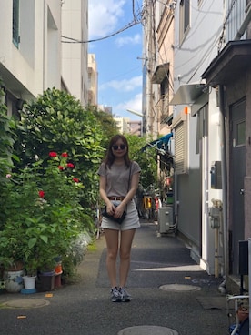 「おさんぽ」｜めくさん（レディース・164cm・30代）の夏コーディネート