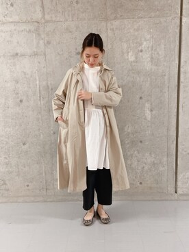 「PUAL CE CIN（ピュアルセシン）のアイテム（チュニック）」を使った、remiさん（レディース・168cm）の冬コーディネート