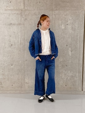 「SVEC（シュベック）のアイテム（バレエシューズ）」を使った、remiさん（レディース・168cm）の春コーディネート