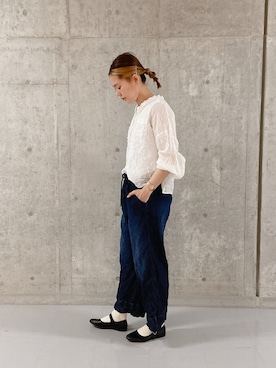 「SVEC（シュベック）のアイテム（バレエシューズ）」を使った、remiさん（レディース・168cm）の春コーディネート