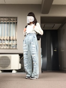 おにあたま is wearing Another Edition "メッシュタチキリプルオーバー"