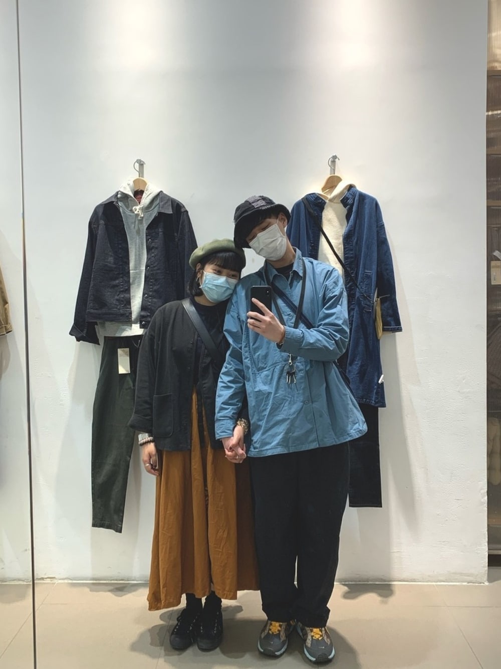 「MUJI、ssz、BEAMS、nike、H BEAUTY&YOUTH、LUDDITE」｜「GARDEN TOKYOのHender Scheme /エンダースキーマ/neck strap（ネックレス、ブラック系）」を使った、vinceさん（メンズ・180cm）の冬コーディネートの1枚目の写真