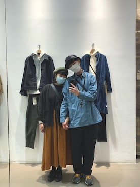 「MUJI」｜「アイテム（アクセサリー）」を使った、vinceさん（メンズ・180cm）の冬コーディネート