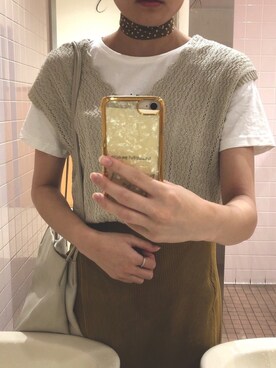 「秋のカフェオレコーデ」｜「アイテム（財布/小物）」を使った、H  a  s  さん（レディース・155cm）の夏コーディネート