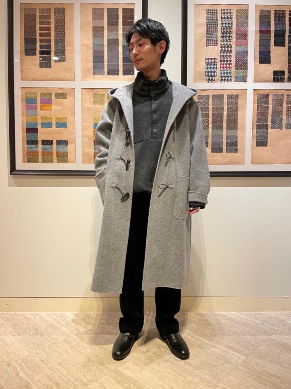 SOVEREIGNのダッフルコートを使った人気ファッション