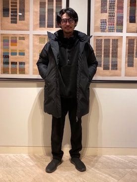 「Eyevol（アイヴォル）の＜Eyevol(アイヴォル)＞ BINGHAM/サングラス（サングラス）」を使った、萩原　凌平さん（メンズ・170cm）の冬コーディネート