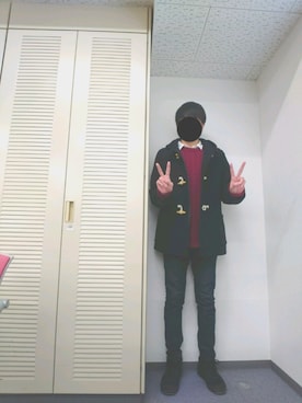 「Right-on（ライトオン）のアイテム（ダウンジャケット/コート）」を使った、きしくんさん（メンズ・175cm）の冬コーディネート