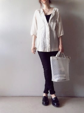 「chigo（チーゴ）のアイテム」を使った、nuさん（レディース・169cm）の春コーディネート