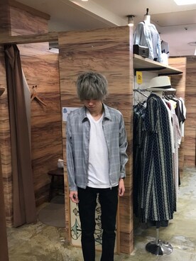 「GGD（ジージーディー）のアイテム（ジャケット/アウター）」を使った、ばーちーさん（メンズ・172cm）の春コーディネート