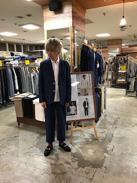 「HVC」｜「アイテム（ブルゾン）」を使った、ばーちーさん（メンズ・172cm）の春コーディネート