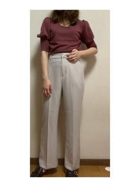 「CHARLES & KEITH（チャールズ & キース）のアイテム（スリッポン）」を使った、ろんたんさん（レディース・158cm）の夏コーディネート