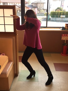 「UNITY（ユニティ）のアイテム」を使った、Mikiko Onoさん（レディース・153cm）の冬コーディネート