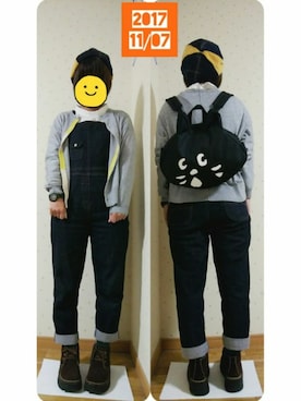 「にゃー」｜「アイテム（ブーツ）」を使った、くれはさん（レディース・158cm）の秋コーディネート