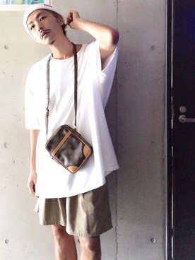 「Ralph Lauren」｜「アイテム（ニットキャップ/ビーニー）」を使った、さん（メンズ・177cm）の夏コーディネート
