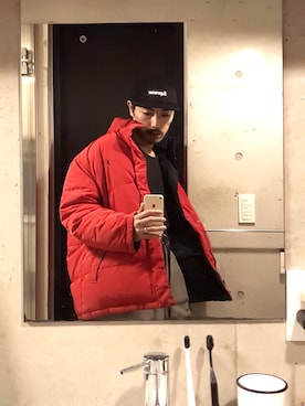 「Down Jacket 」｜さん（メンズ・177cm）の冬コーディネート