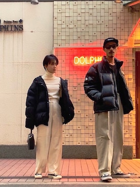 「TOMMY HILFIGER」｜「アイテム（ダウンジャケット/コート）」を使った、さん（メンズ・177cm）の冬コーディネート