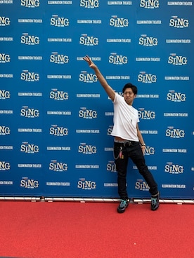 「ami（アミ）のアイテム（パンツ）」を使った、KEИTAさん（メンズ・170cm）の春コーディネート