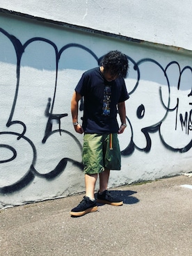 「AND TEMA（アンドテマ）のアイテム」を使った、ino-uoさん（メンズ・168cm）の夏コーディネート