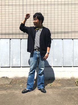 「WILLIAM（ウィリアム）のアイテム」を使った、ino-uoさん（メンズ・168cm）の春コーディネート