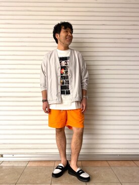 「KNOW WAVE（ノウ ウェイブ）のアイテム」を使った、ino-uoさん（メンズ・168cm）の春コーディネート