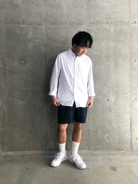 「Alex Mill（アレックスミル）のアイテム」を使った、ino-uoさん（メンズ・168cm）の夏コーディネート