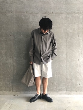 「C'H'C'M'（シーエイチシーエム）のアイテム」を使った、ino-uoさん（メンズ・168cm）の夏コーディネート