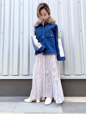 BITTOKOのデニムジャケットを使った人気ファッションコーディネート - WEAR