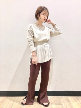 「RAG MACHINE（ラグマシーン）のアイテム」を使った、iwarisa_right_onさん（レディース・155cm）の夏コーディネート