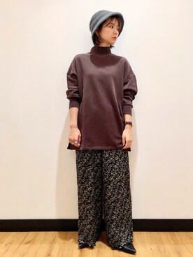 「BACK NUMBER（バックナンバー）のアイテム（ハット）」を使った、iwarisa_right_onさん（レディース・155cm）の秋コーディネート