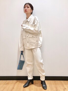 「LEVI’S」｜iwarisa_right_onさん（レディース・155cm）の冬コーディネート
