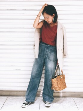 ayanaさん（レディース・163cm）の夏コーディネート