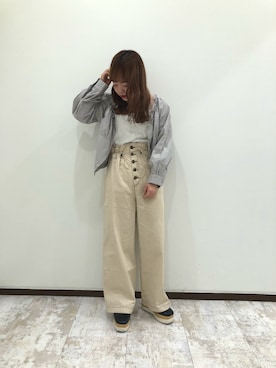 「OZOC（オゾック）のアイテム（その他シューズ）」を使った、mayukoさん（レディース・147cm）の秋コーディネート