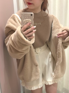 「ショーパン」｜「アイテム（その他アウター）」を使った、mayukoさん（レディース・147cm）の秋コーディネート