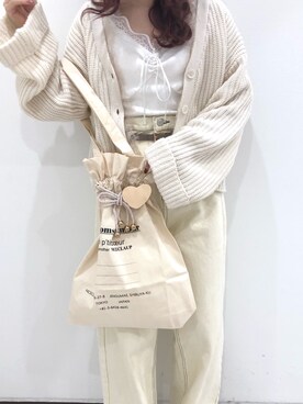 「one after another NICE CLAUP（ワンアフターアナザーナイスクラップ）のアイテム（タンクトップ）」を使った、mayukoさん（レディース・147cm）の冬コーディネート