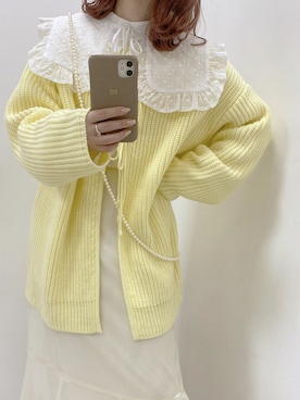 「コットンレース」｜mayukoさん（レディース・147cm）の春コーディネート