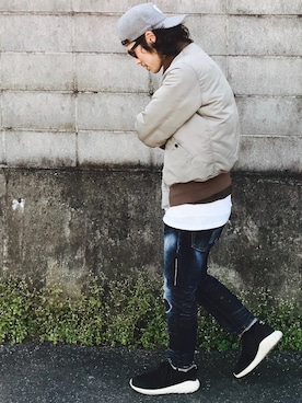 ガッツ‘石ころ’松さん（メンズ・170cm）の冬コーディネート