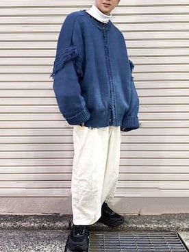 「Adoon plain（アドーンプレーン）のアイテム（パンツ）」を使った、たいせーさん（メンズ・170cm・20代）の冬コーディネート