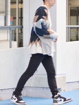 「GOSTAR DE FUGA（ゴスタール ジフーガ）のアイテム」を使った、たいせーさん（メンズ・170cm）の冬コーディネート