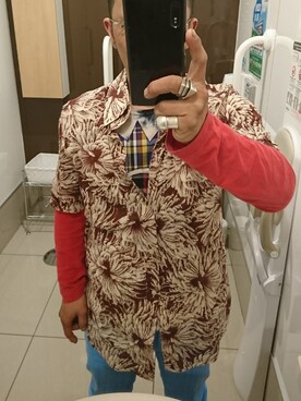 「theo（テオ）のアイテム」を使った、翼さん（メンズ・163cm）の春コーディネート