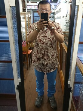 「theo（テオ）のアイテム」を使った、翼さん（メンズ・163cm）の春コーディネート