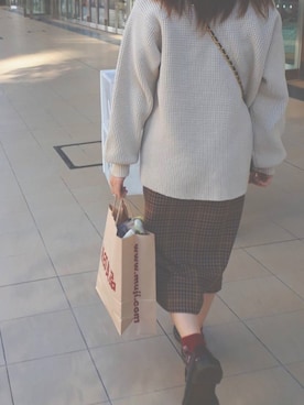 「A Day in the Life （アデイインザライフ）のアイテム」を使った、tsuguminさん（レディース・153cm）の冬コーディネート