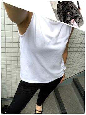 「ROXY（ロキシー）のアイテム（バックパック/リュック）」を使った、yuinaさん（レディース・151cm）の夏コーディネート