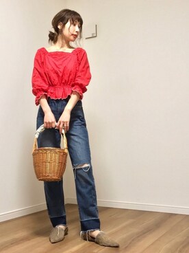 ❁ a i ❁さん(レディース・158cm)の春コーディネート