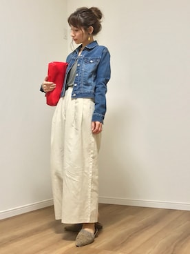 「ドラフトラグナムーン」｜❁ a i  ❁さん（レディース・158cm）の春コーディネート