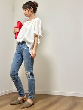 ❁ a i  ❁さん（レディース・158cm）の春コーディネート